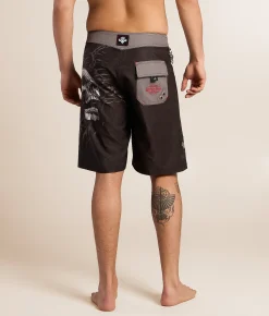 Affliction Decimation Stretch Boardshort Black Discount