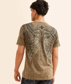 Affliction Declaration T-Shirt Dusty Olive Lava Wash Online