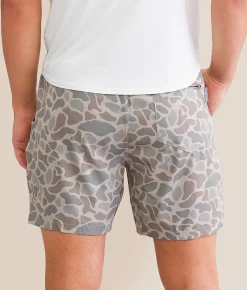 BURLEBO Deer Camo Performance Stretch Short Classic Deer Camo