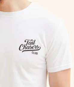 Graphic T-Shirts | Tail Chasers Club Deer Trophy T-Shirt White