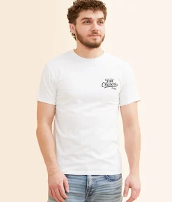 Graphic T-Shirts | Tail Chasers Club Deer Trophy T-Shirt White