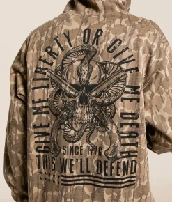 Howitzer Defend Camo Hooded Sweatshirt Sand Hot