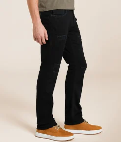 Bottoms|Jeans | American Fighter Defender Straight Stretch Jean Black Rinse