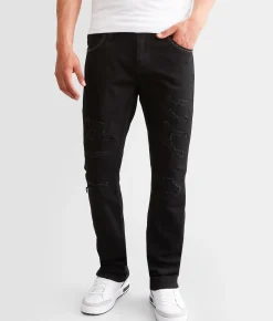 Sale Jeans|Bottoms | American Fighter Defender Straight Stretch Jean Black