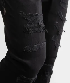 Sale Jeans|Bottoms | American Fighter Defender Straight Stretch Jean Black