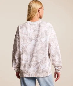 Tops | Goodie Two Sleeves Def Leppard Band Oversized Pullover Camo