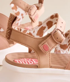 HEYDUDE™ Delray Buckle Classic Platform Sandal Tan