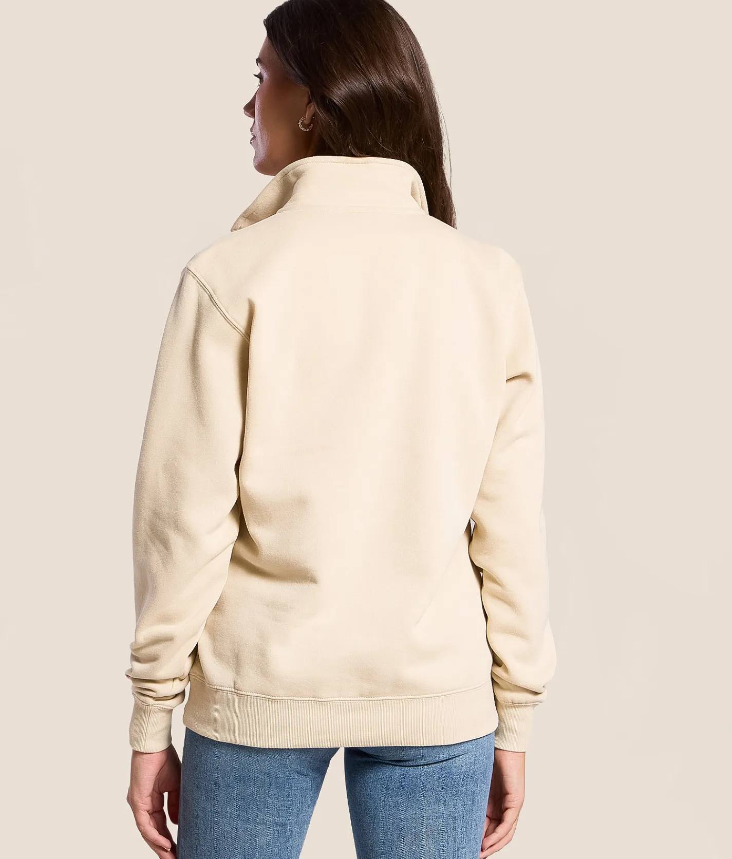 Ariat Denim & Supply Oversized Pullover Oyster Grey Discount
