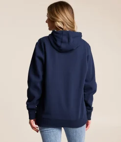 Ariat Denim Emblem Hooded Sweatshirt Dress Blues Clearance