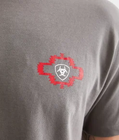 Graphic T-Shirts | Ariat Denim Ott T-Shirt Smoked Pearl