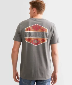 Graphic T-Shirts | Ariat Denim Ott T-Shirt Smoked Pearl