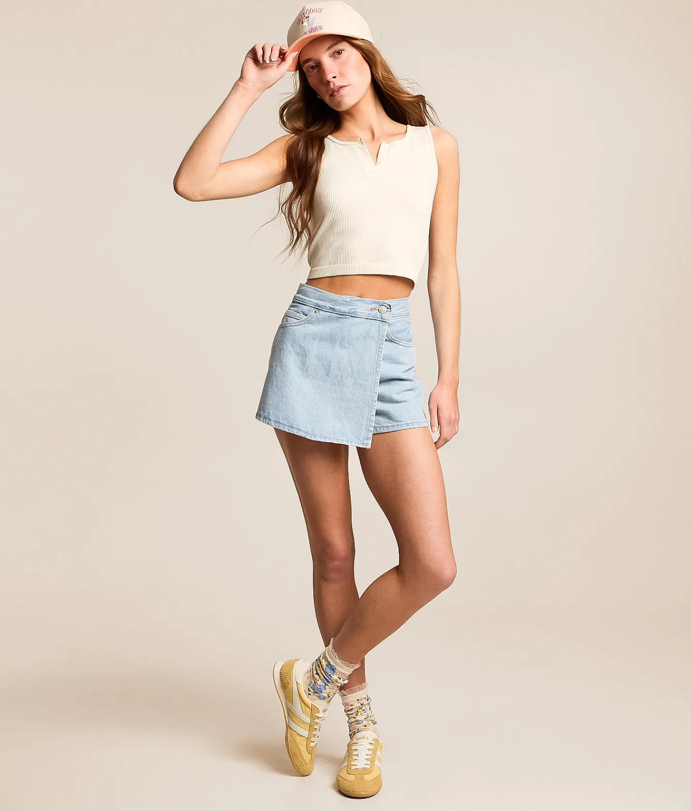 Levi's® Denim Skort Abraided Art Online