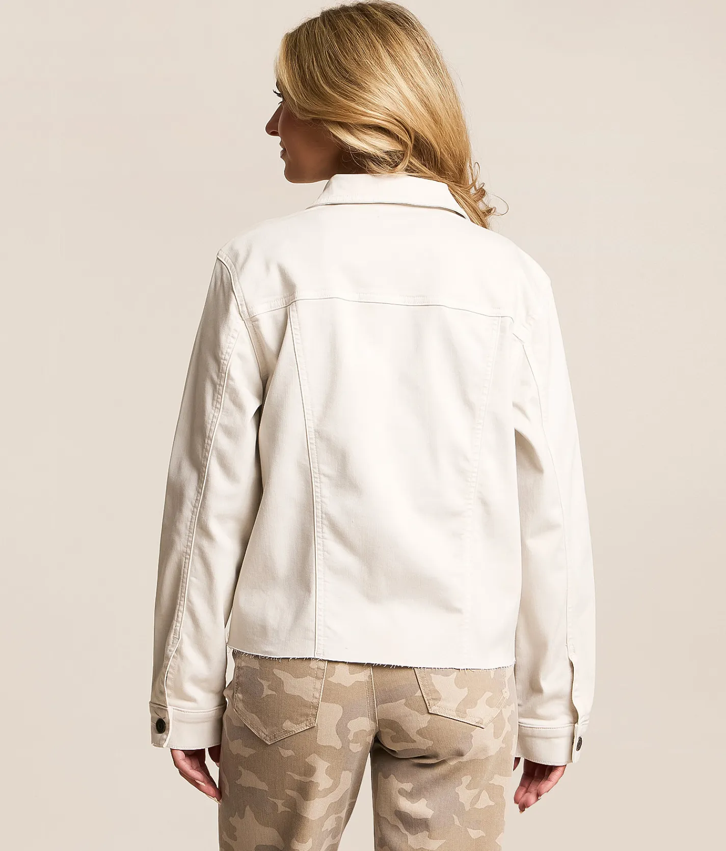 Tops|Coats & Jackets | HIDDEN Denim Stretch Jacket Cream