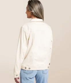 HIDDEN Denim Stretch Jacket Cream Hot
