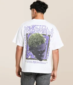 Tops|Graphic T-Shirts | ID Supply Co. Dennis Rodman Tattoos T-Shirt White