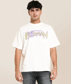 Tops|Graphic T-Shirts | ID Supply Co. Dennis Rodman Tattoos T-Shirt White