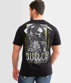 Sullen De Paiva Reaper T-Shirt Jet Black Clearance