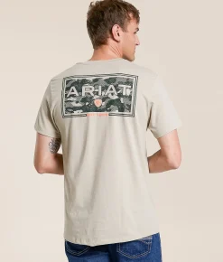 Tops|Graphic T-Shirts | Ariat Desert Camo Box T-Shirt Dematisee