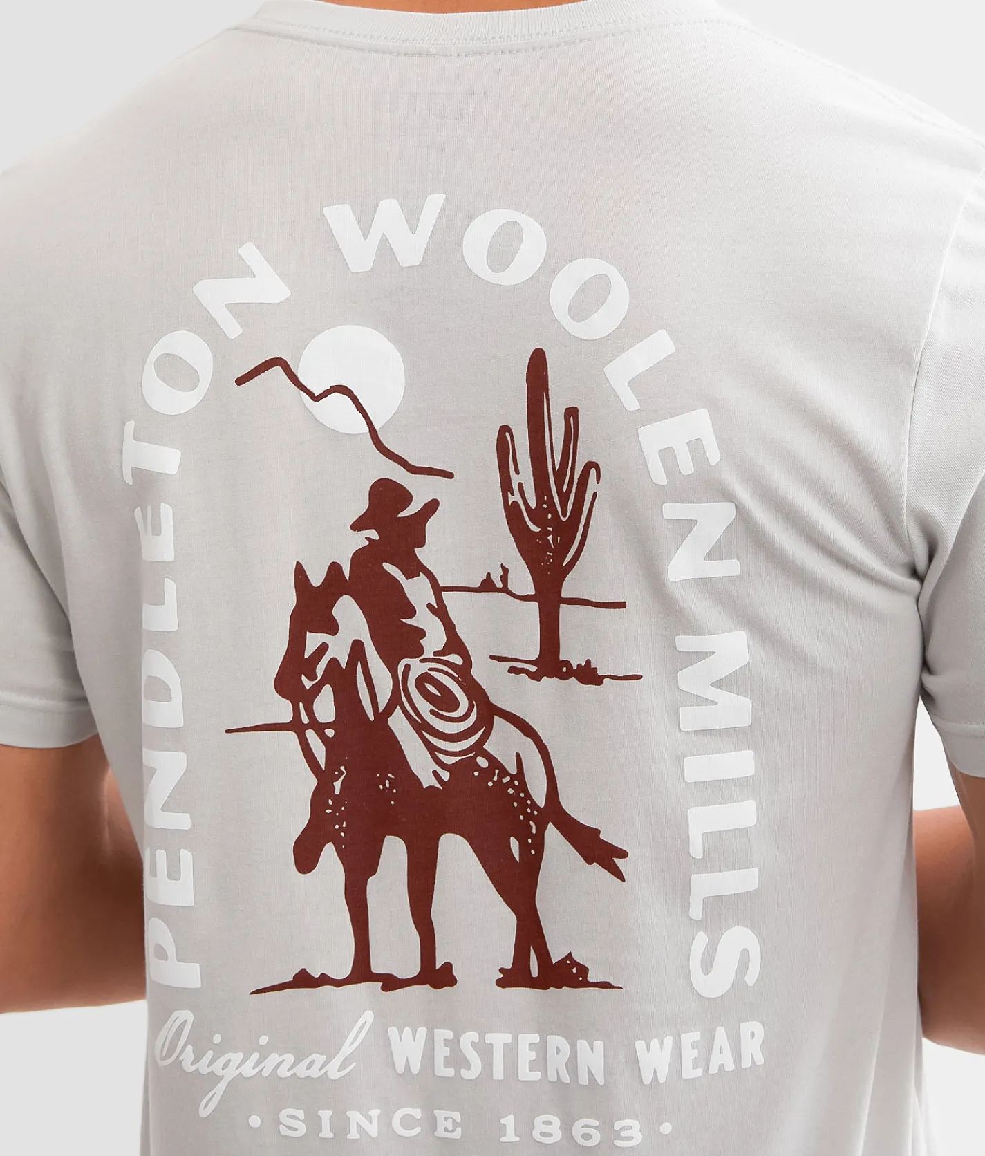 Pendleton Desert Trail Ride T-Shirt Silver Online