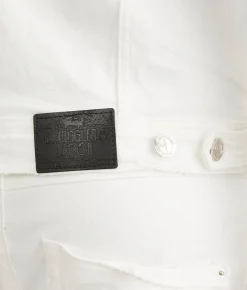 Coats & Jackets | Smuggler's Moon Destructed Denim Stretch Jacket White