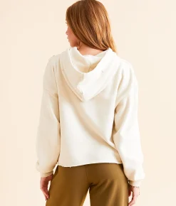 Gilded Intent Destructed Hoodie Oil Green Clearance