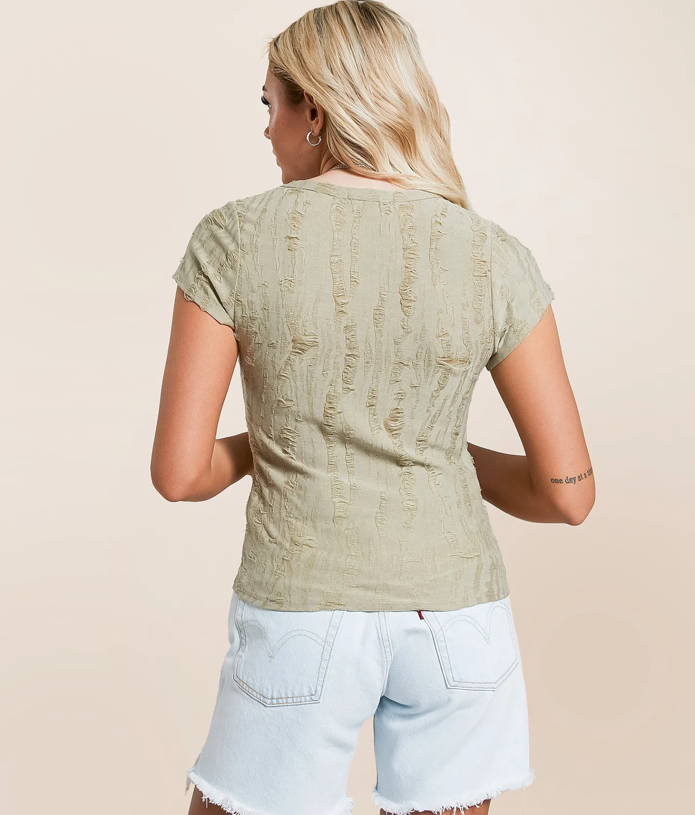 Gilded Intent Destructed Top Elm New