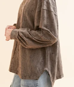 Tops | Gilded Intent Destructed Top Iron