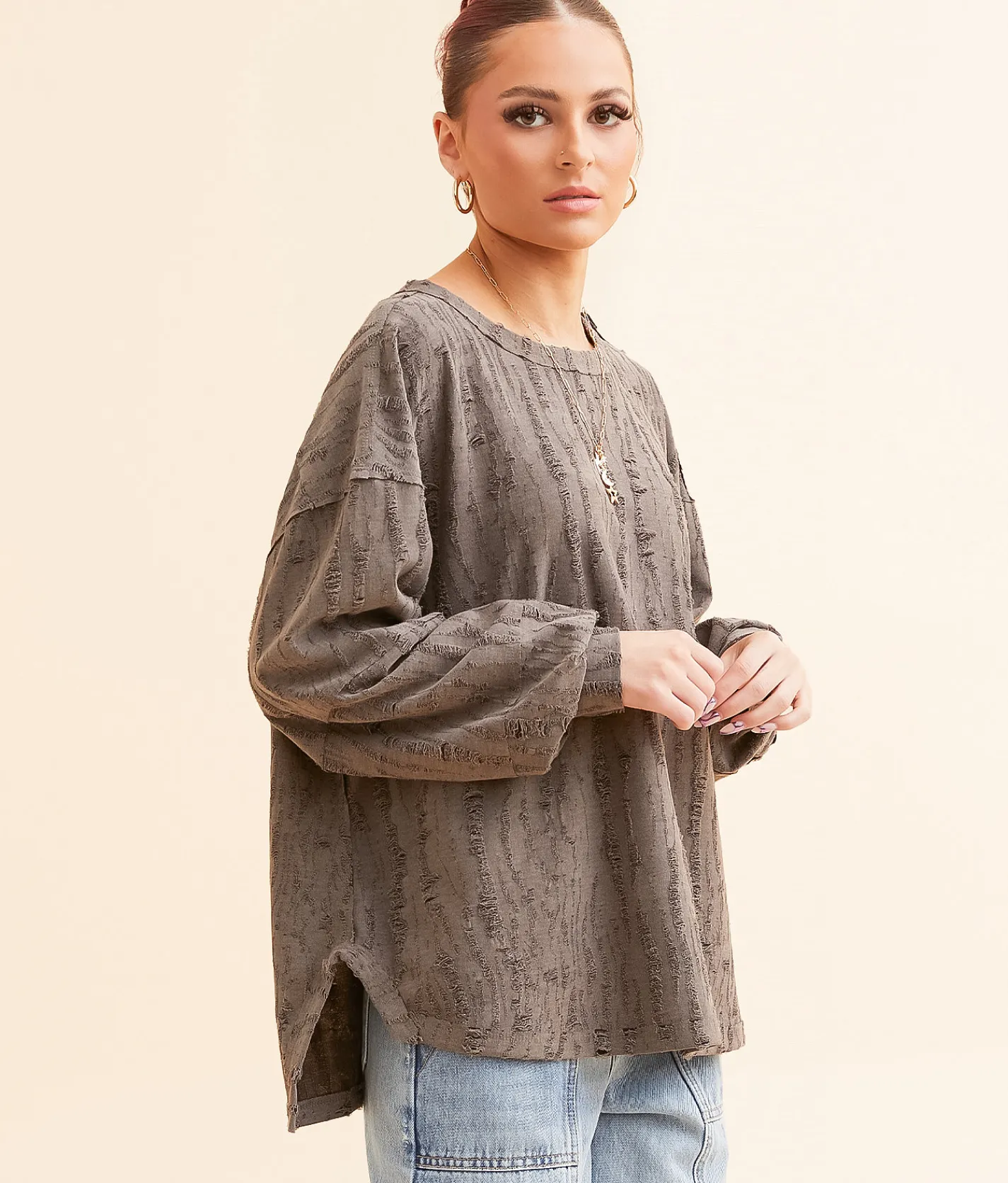 Tops | Gilded Intent Destructed Top Iron