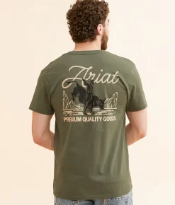 Ariat Diablo Toro T-Shirt Surplus Green Online