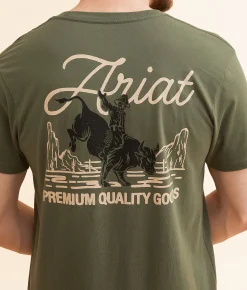 Ariat Diablo Toro T-Shirt Surplus Green Online