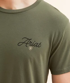 Ariat Diablo Toro T-Shirt Surplus Green Online