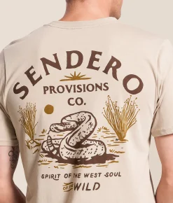 Graphic T-Shirts | Sendero Provisions Co. Diamondback T-Shirt Sand