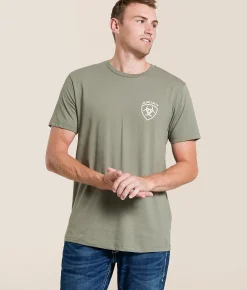Ariat Diamond Card Desert T-Shirt Castor Grey Best