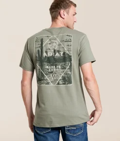 Ariat Diamond Card Desert T-Shirt Castor Grey Best