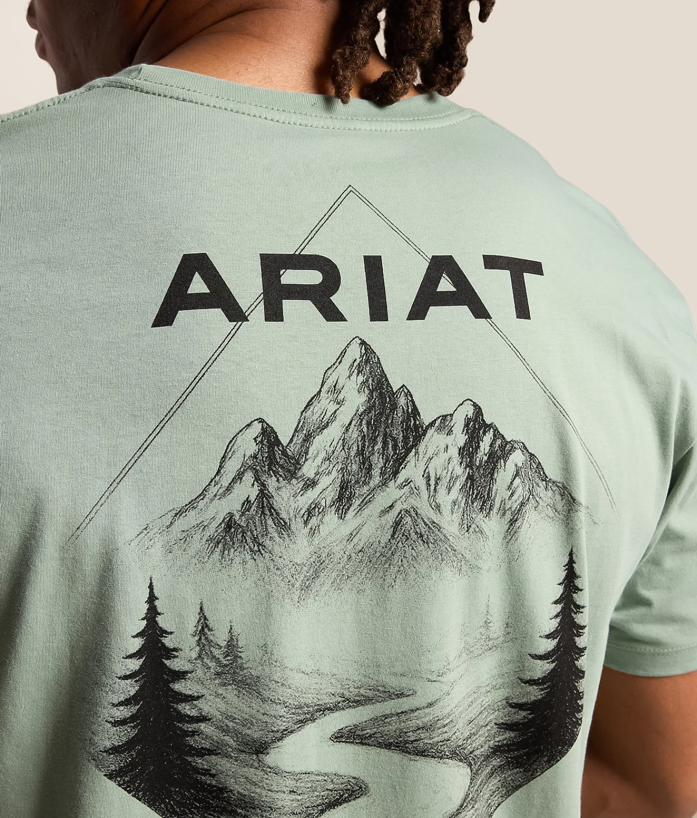 Tops|Graphic T-Shirts | Ariat Diamond Lands T-Shirt Lily Pad