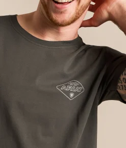 Ariat Diamond Quality T-Shirt Dark Shadow Online