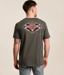 Ariat Diamond Quality T-Shirt Dark Shadow Online