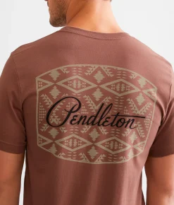Pendleton Diamond River T-Shirt Chestnut Sale