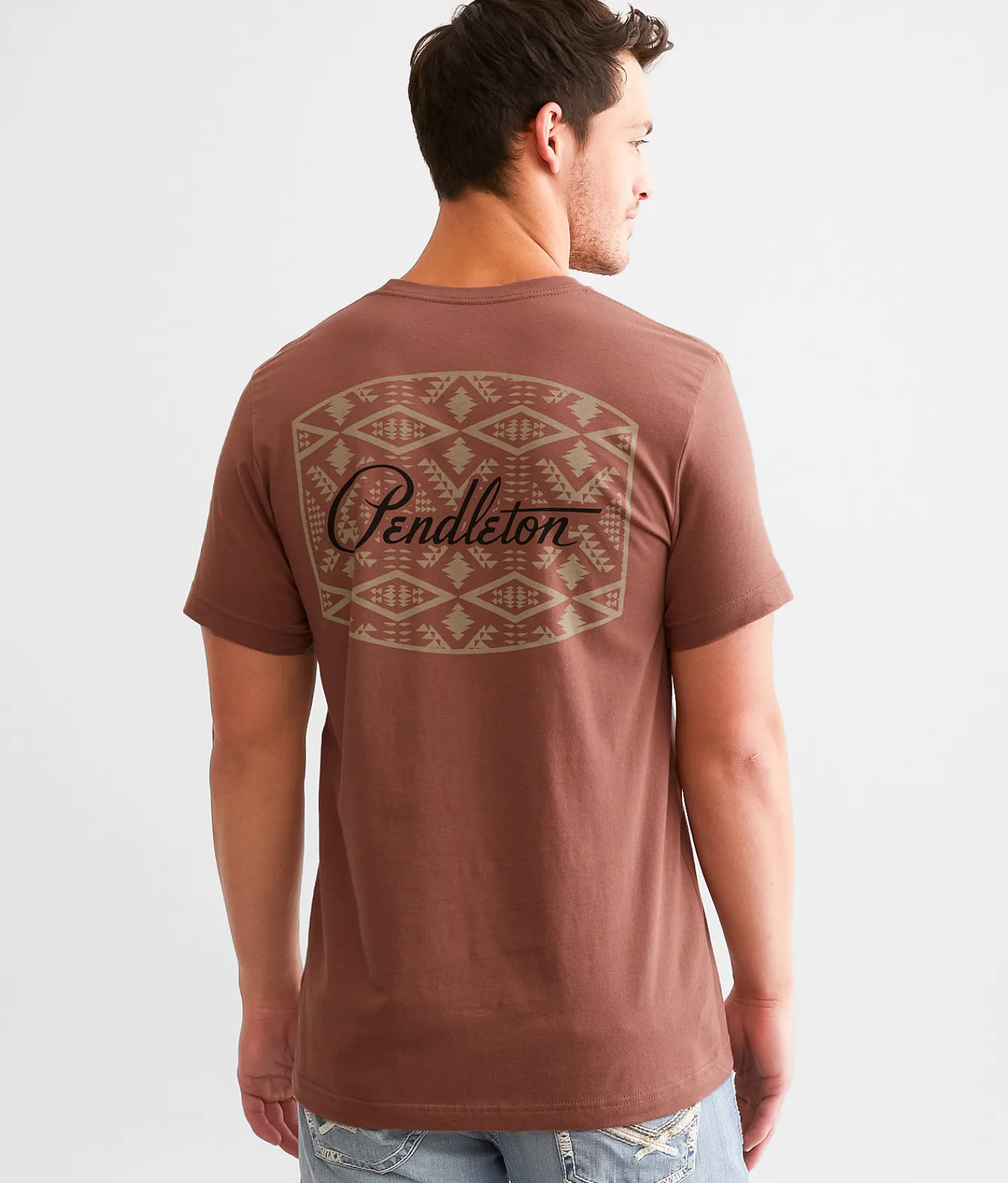 Pendleton Diamond River T-Shirt Chestnut Sale