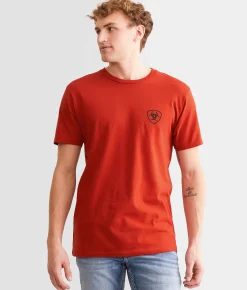 Graphic T-Shirts | Ariat Diamond Serape T-Shirt Red Ochre