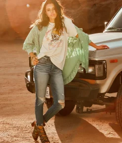 Tops|Coats & Jackets | Davi & Dani Diamond Textured Shacket Teal