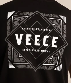 Tops|Graphic T-Shirts | Veece Diamond Tile T-Shirt Black