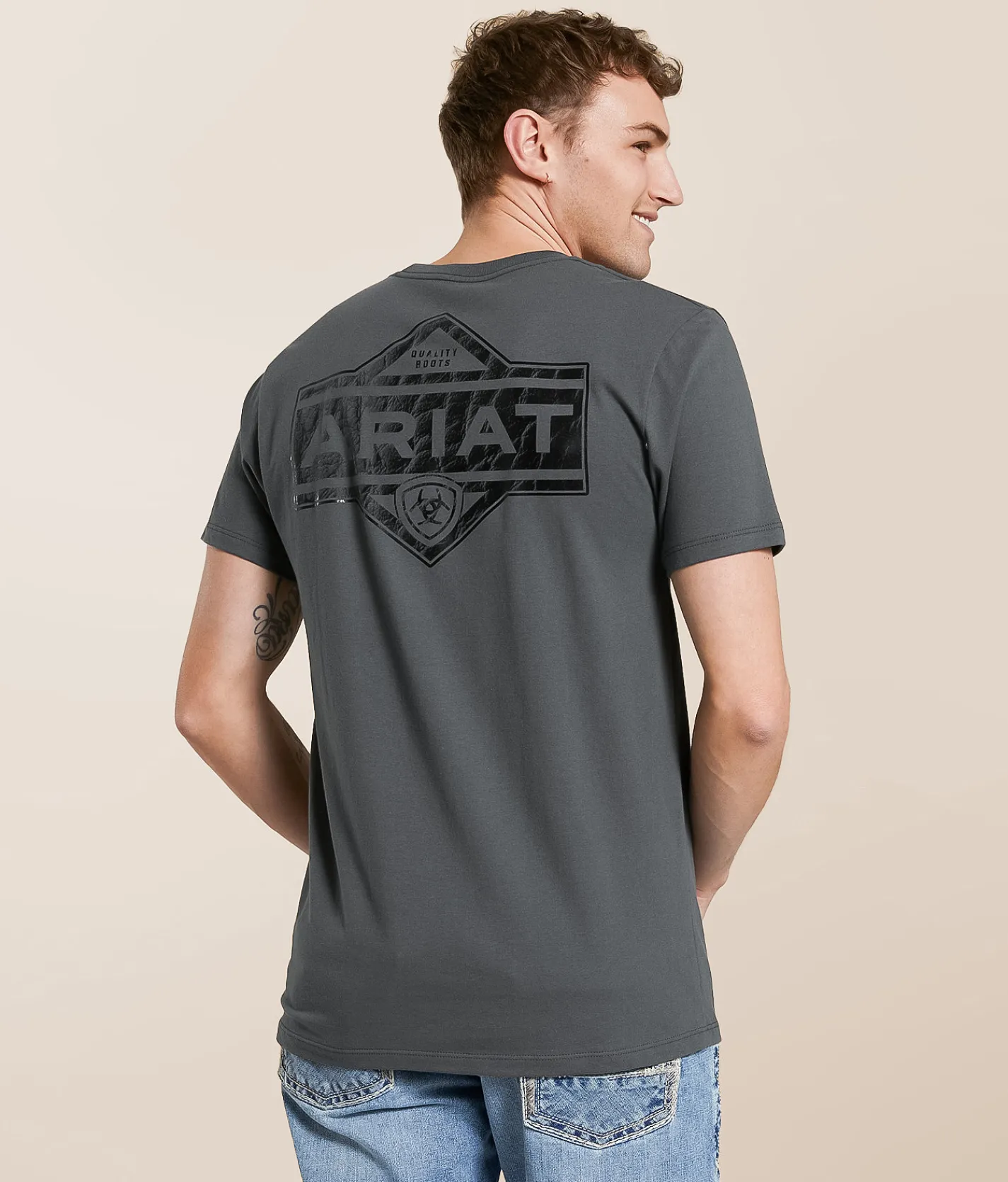 Graphic T-Shirts | Ariat Diamond T-Shirt Dark Shadow