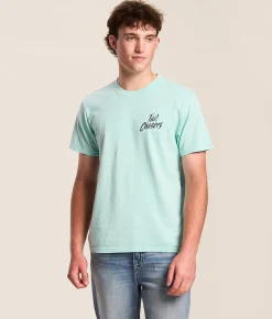 Tail Chasers Club Diamond T-Shirt Waterspout Pigment Dye Best