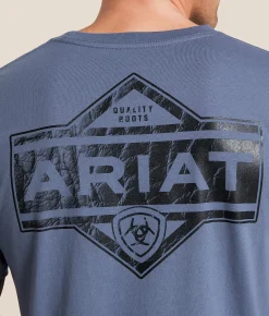 Tops|Graphic T-Shirts | Ariat Diamond T-Shirt Grisalle
