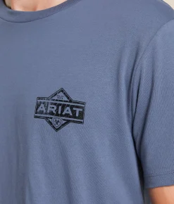 Tops|Graphic T-Shirts | Ariat Diamond T-Shirt Grisalle