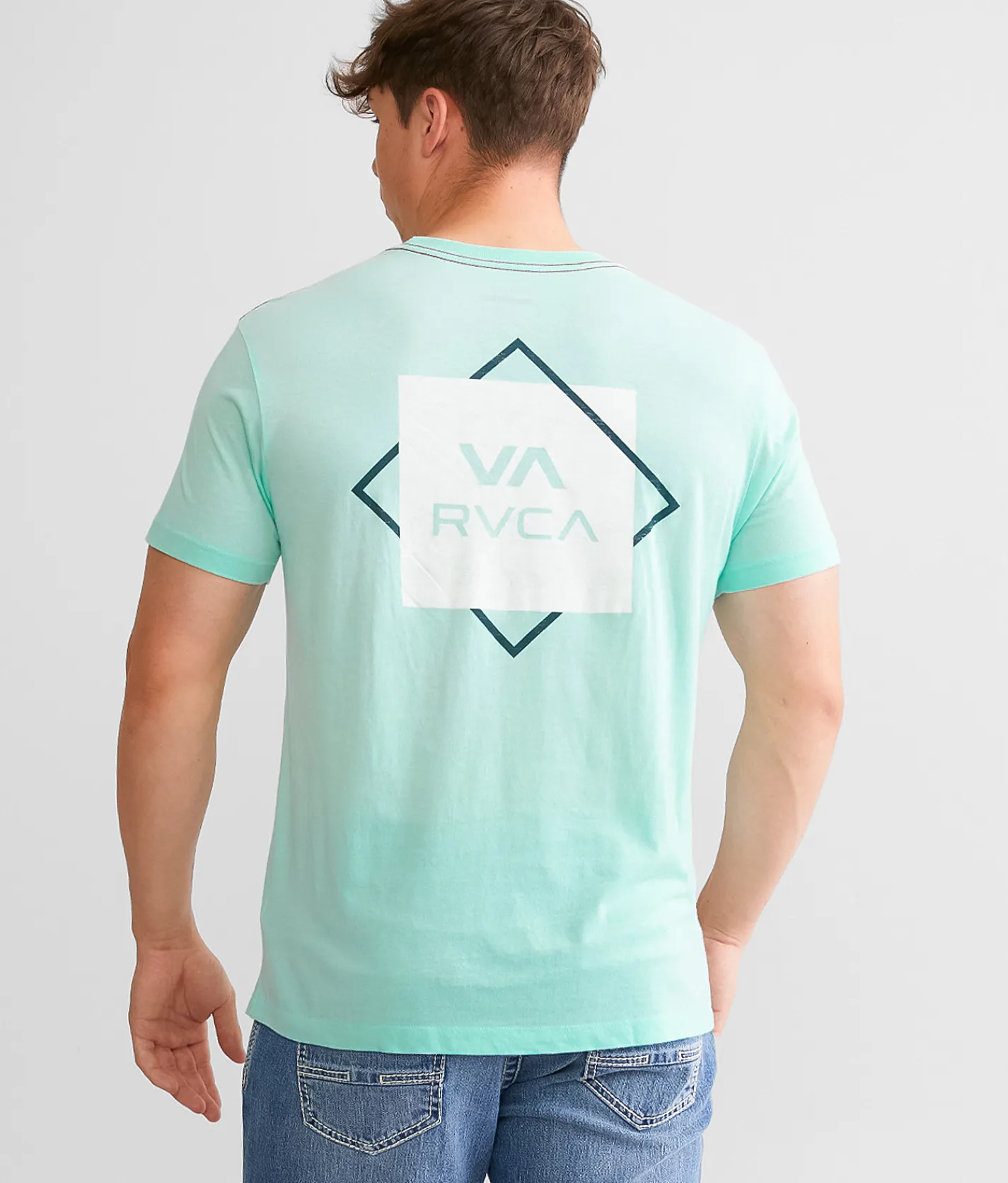 Graphic T-Shirts | RVCA Different Ways T-Shirt Ice Blue