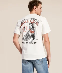 Sullen Dime T-Shirt Antique White Clearance