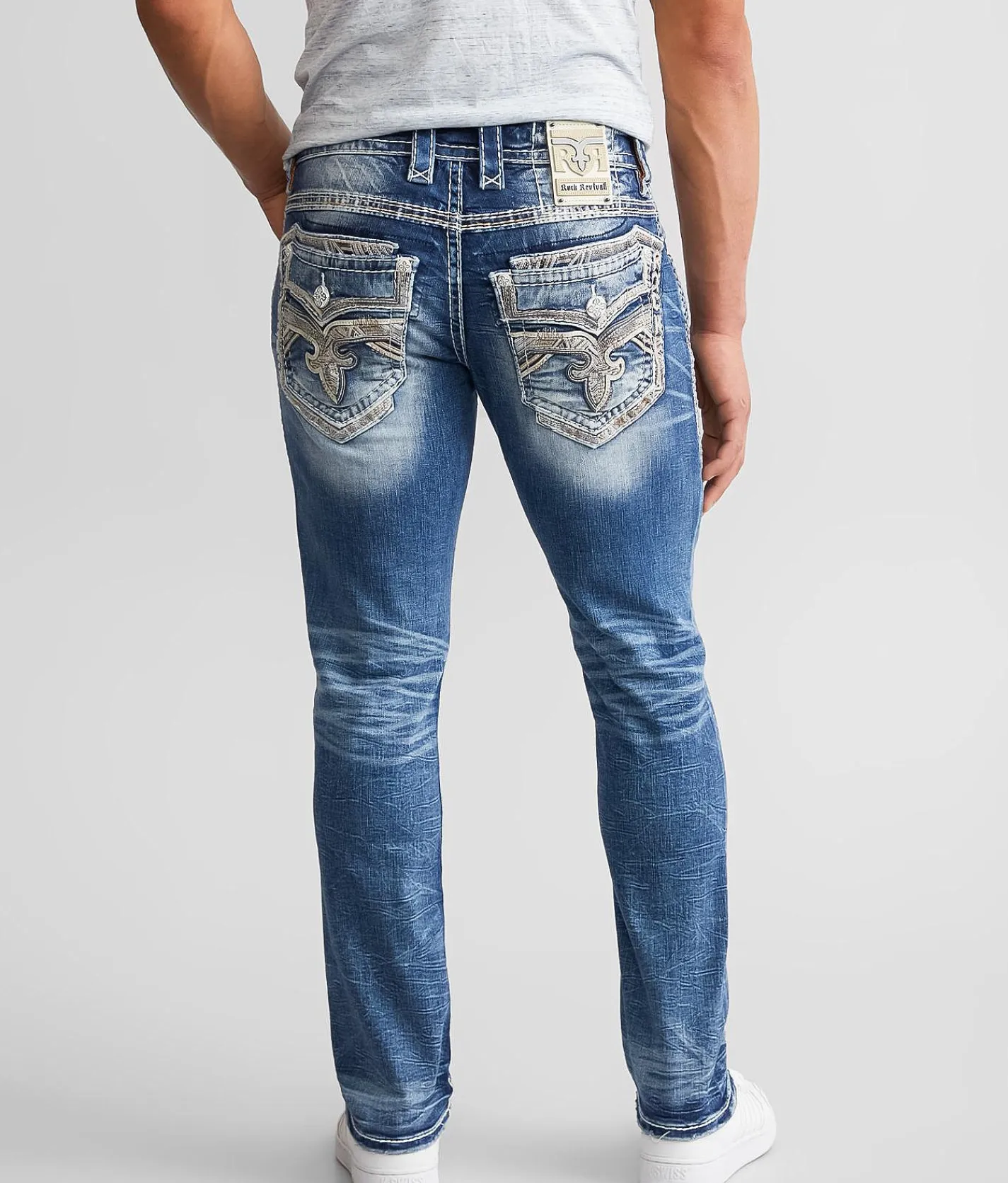 Rock Revival Dimitri Slim Straight Stretch Jean Dimitri SJ205 Best