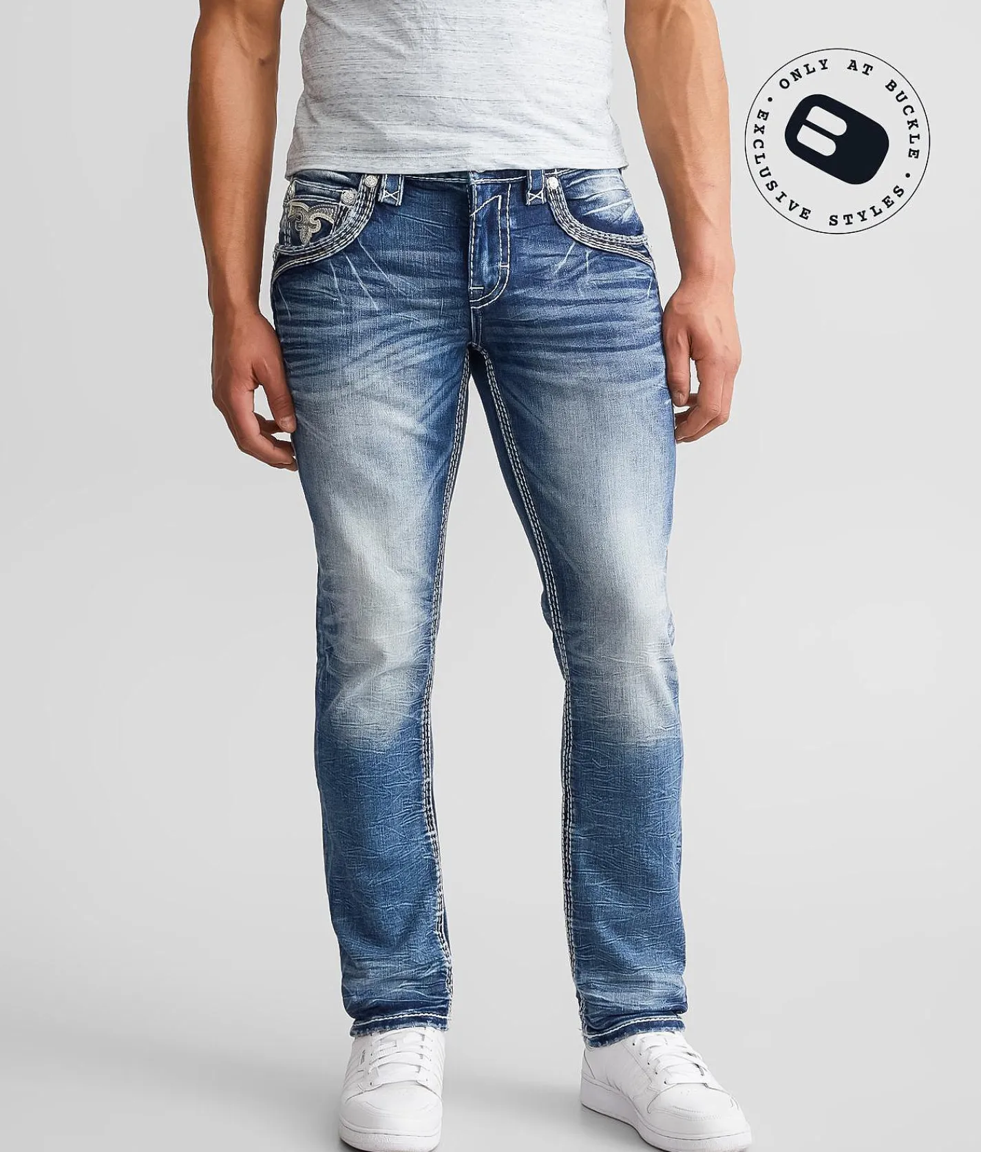 Rock Revival Dimitri Slim Straight Stretch Jean Dimitri SJ205 Best